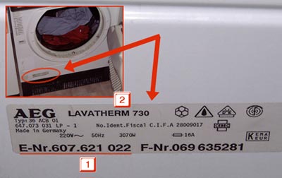 Háztartási gépek pontos beazonosítása alkatrész kereséshez