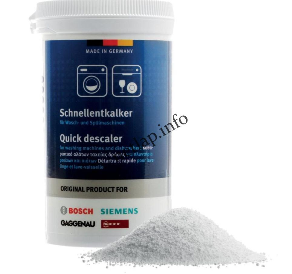 Bosch vízkőoldó por mosógéphez mosogatógéphez 250g 00311920 Bosch vízkőoldó por mosógéphez mosogatógéphez 250g 00311920
