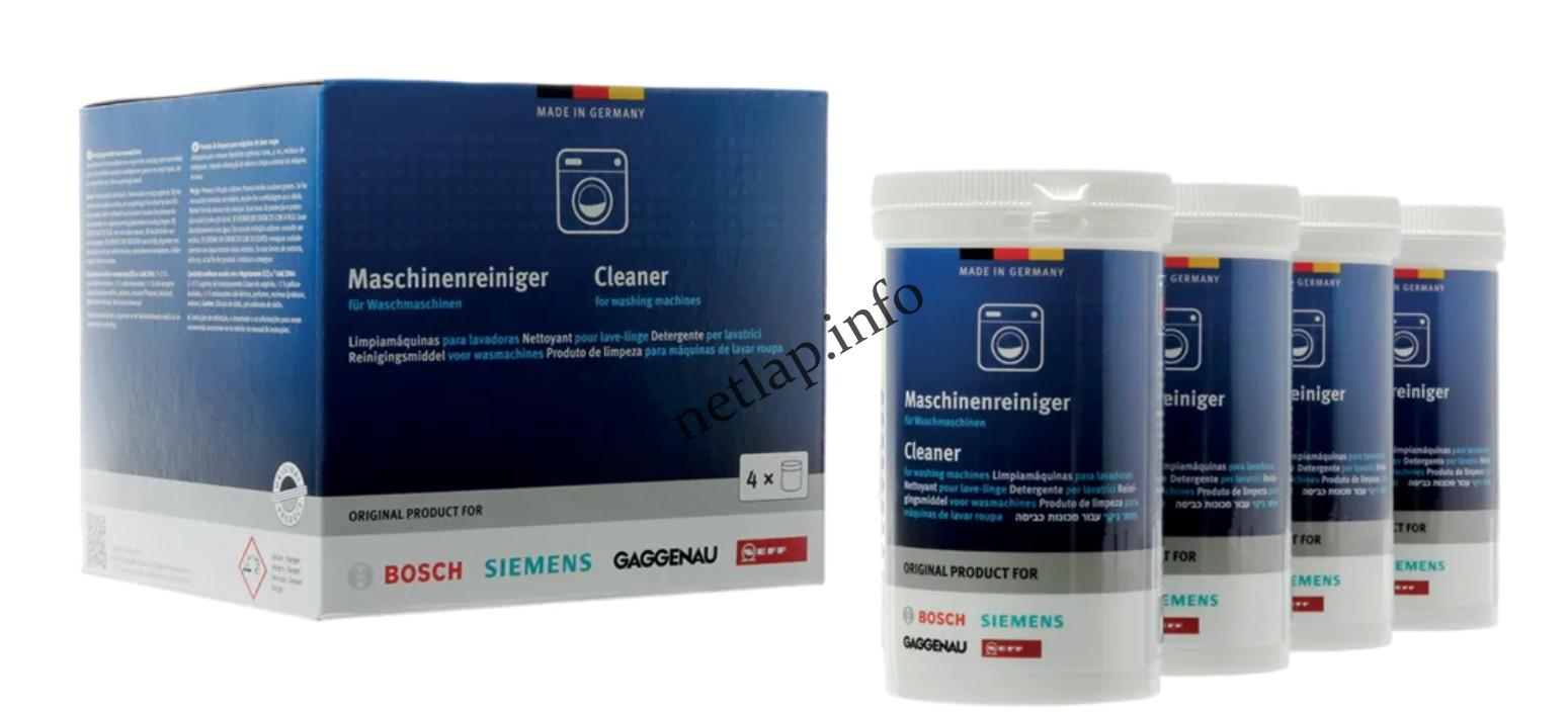 Bosch mosógép tisztítópor 4x200g 00311928 Bosch mosógép tisztítópor 4x200g 00311928