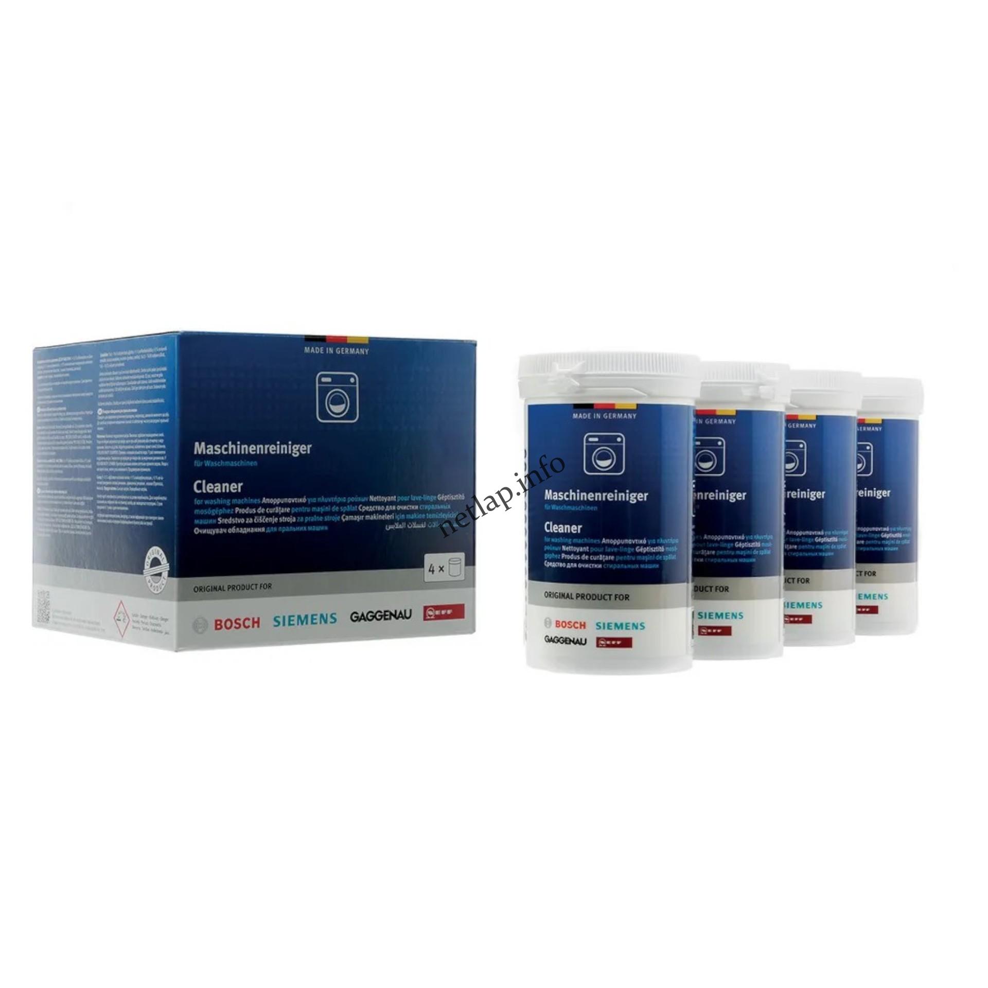Bosch mosógép tisztítópor 4x200g 00311930 Bosch mosógép tisztítópor 4x200g 00311930