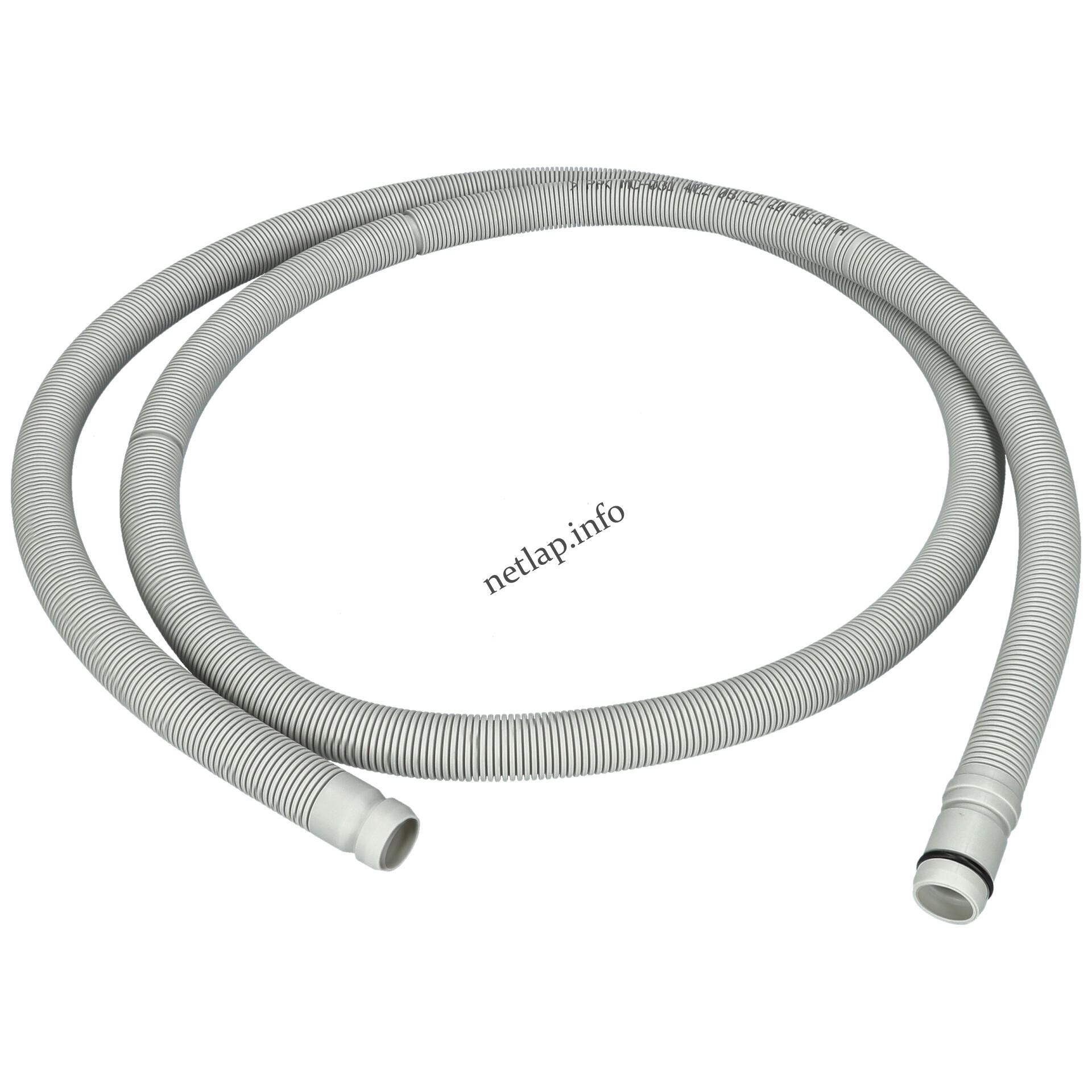 Bosch mosogatógép 2,1 m kifolyócső 17/17 mm 180° 00496925 Bosch mosogatógép 2,1 m kifolyócső 17/17 mm 180° 00496925
