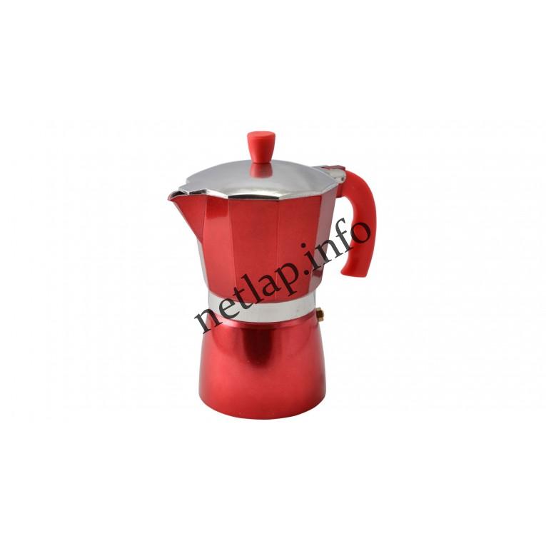 Kotyogós piros alumínium öntvény kávéfőző 6 személyes - Image 4