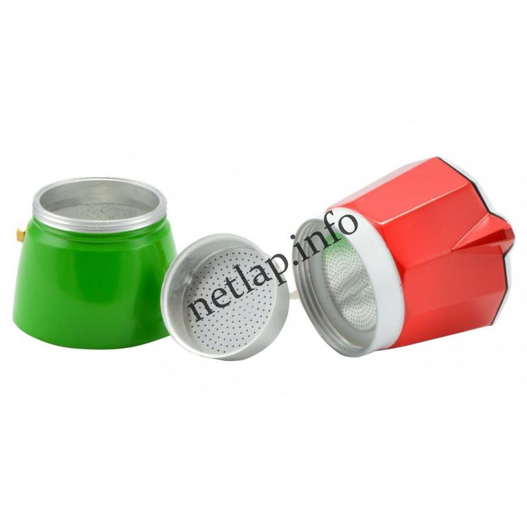 Kotyogós festett alumínium öntvény kávéfőző 3 személyes - Image 3