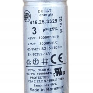 Electrolux mosogatógép 3 UF 475v kondenzátor sarus fémházas (OEM) ducatti 1115927004