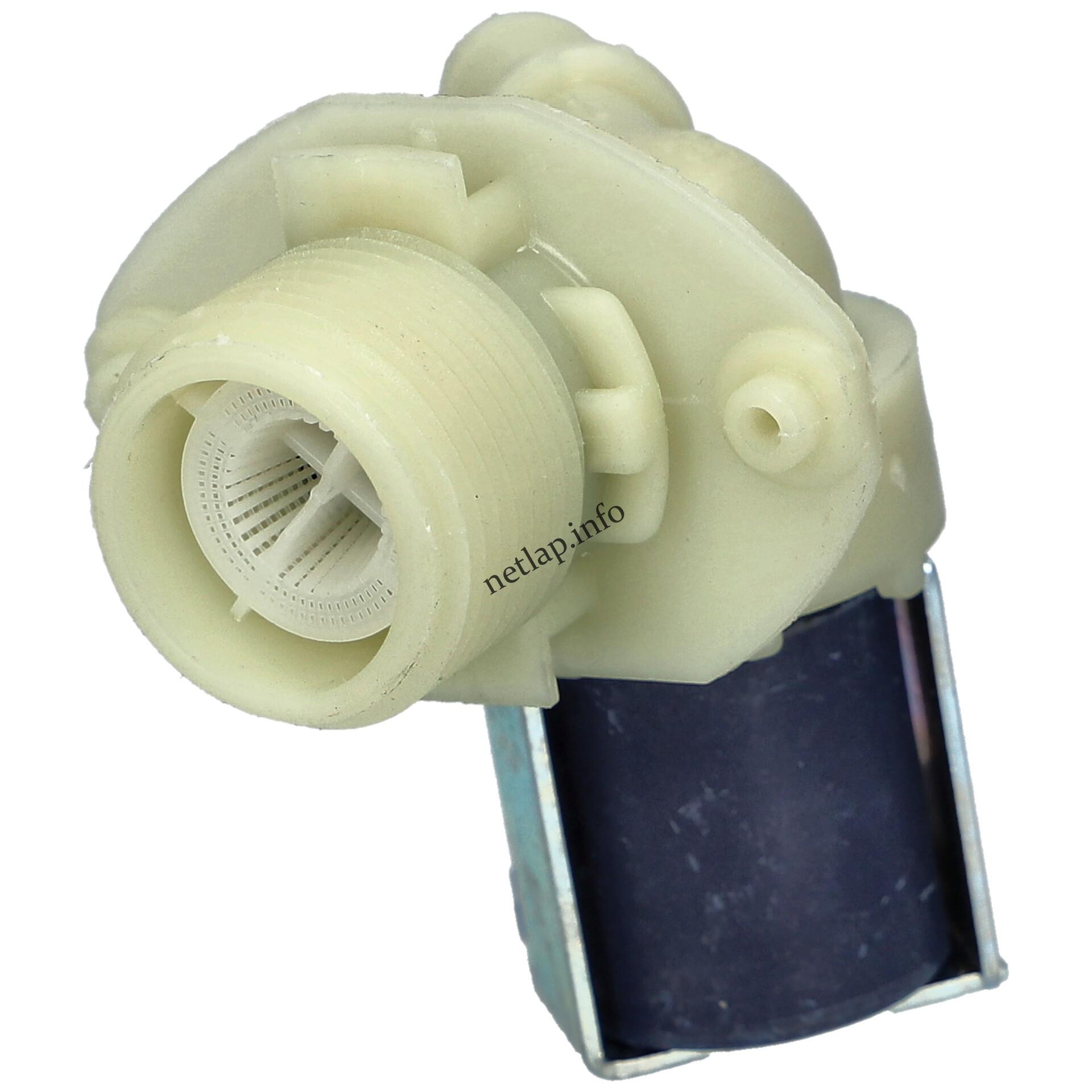 Zanussi mosogatógép 1 utas 180° mágnesszelep TP 1170958209 Zanussi mosogatógép 1 utas 180° mágnesszelep TP 1170958209