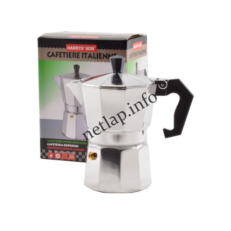 Kotyogós alumínium öntvény kávéfőző 3 személyes