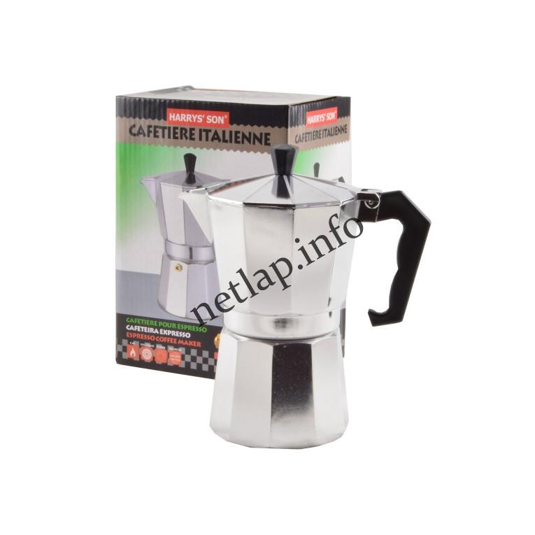 Kotyogós alumínium öntvény kávéfőző 6 személyes