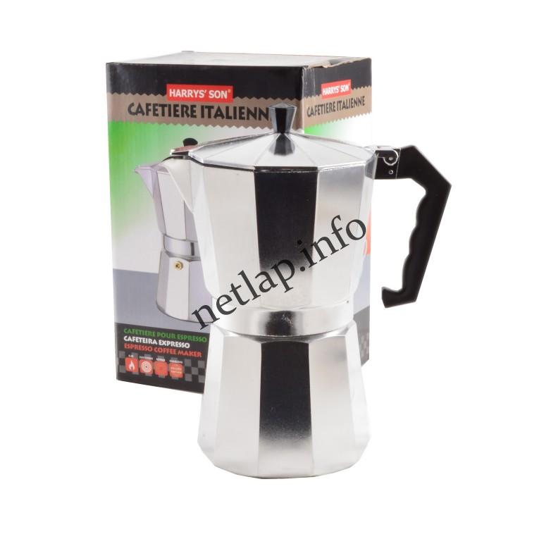 Kotyogós alumínium öntvény kávéfőző 12 személyes