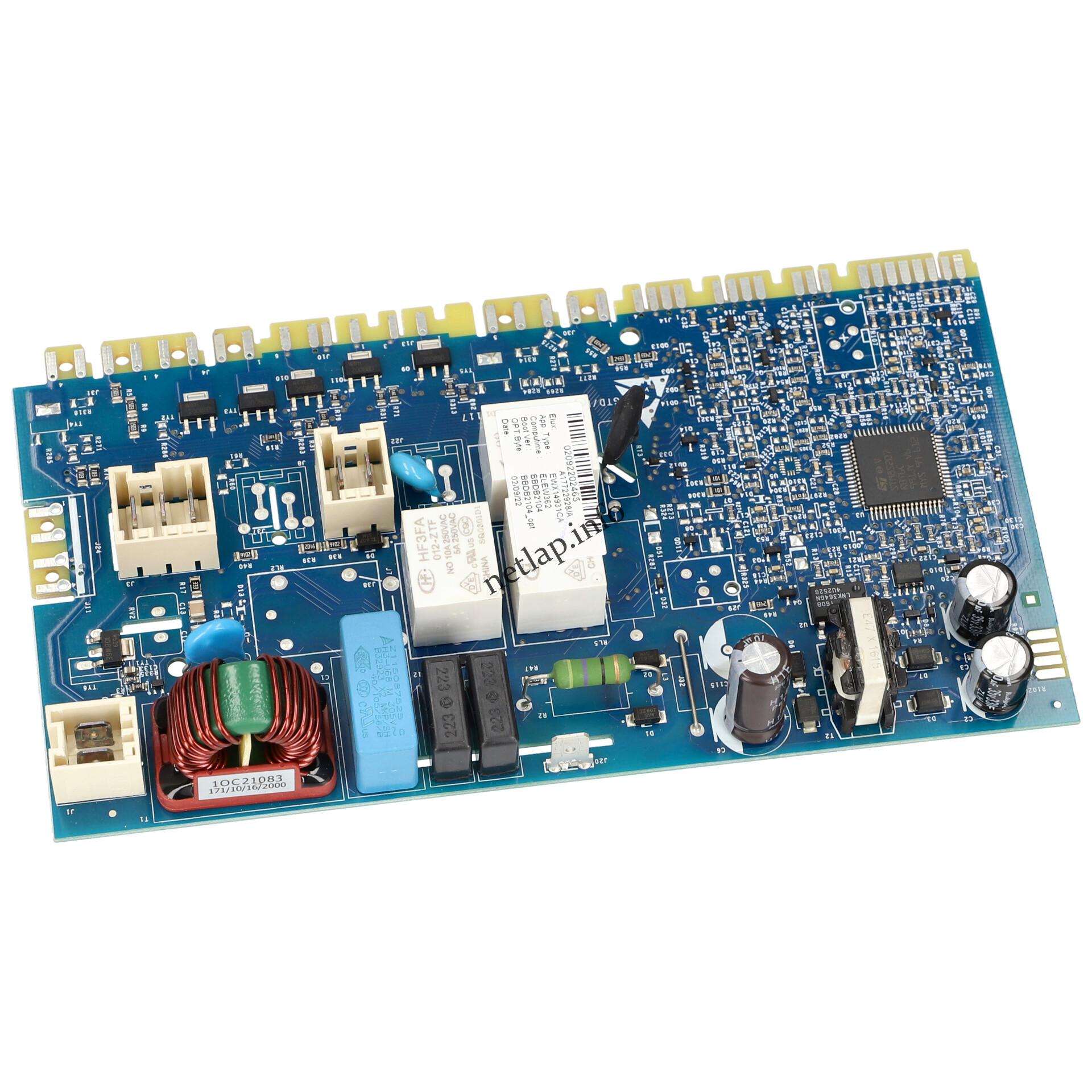 Electrolux mosógép vezérlőmodul 140177229287 Electrolux mosógép vezérlőmodul 140177229287