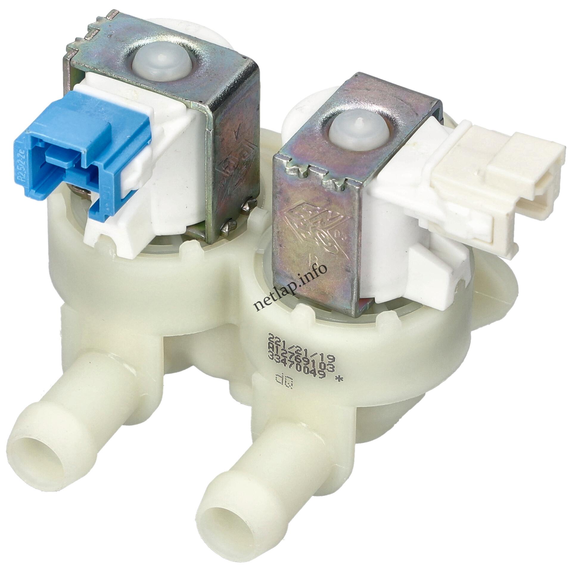 Electrolux mosógép 2 utas 180° mágnesszelep 140127691016 Electrolux mosógép 2 utas 180° mágnesszelep 140127691016