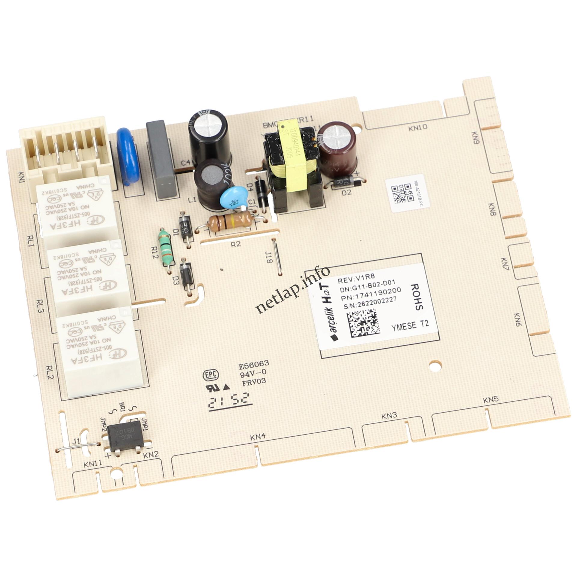 Beko mosogatógép vezérlőmodul 1510153011 Beko mosogatógép vezérlőmodul 1510153011