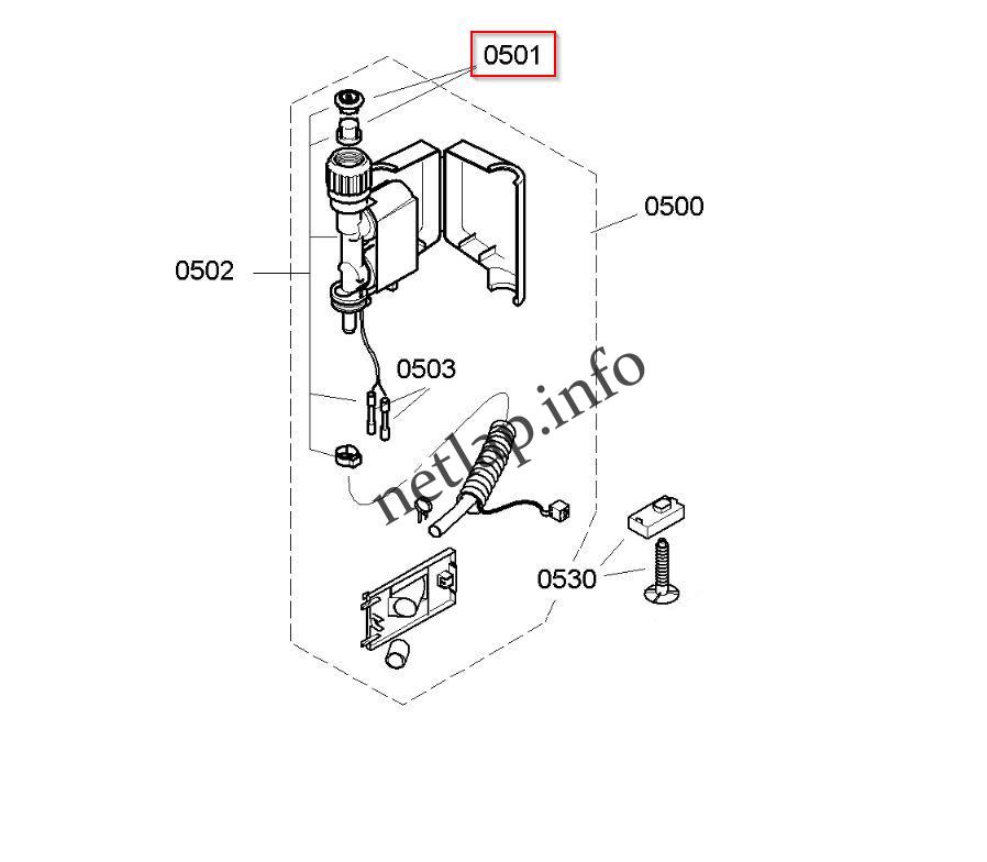 Bosch Siemens mosogatógép aquastop befolyócső szűrő tömítéssel SBV/SGI/SN/WM - Image 2