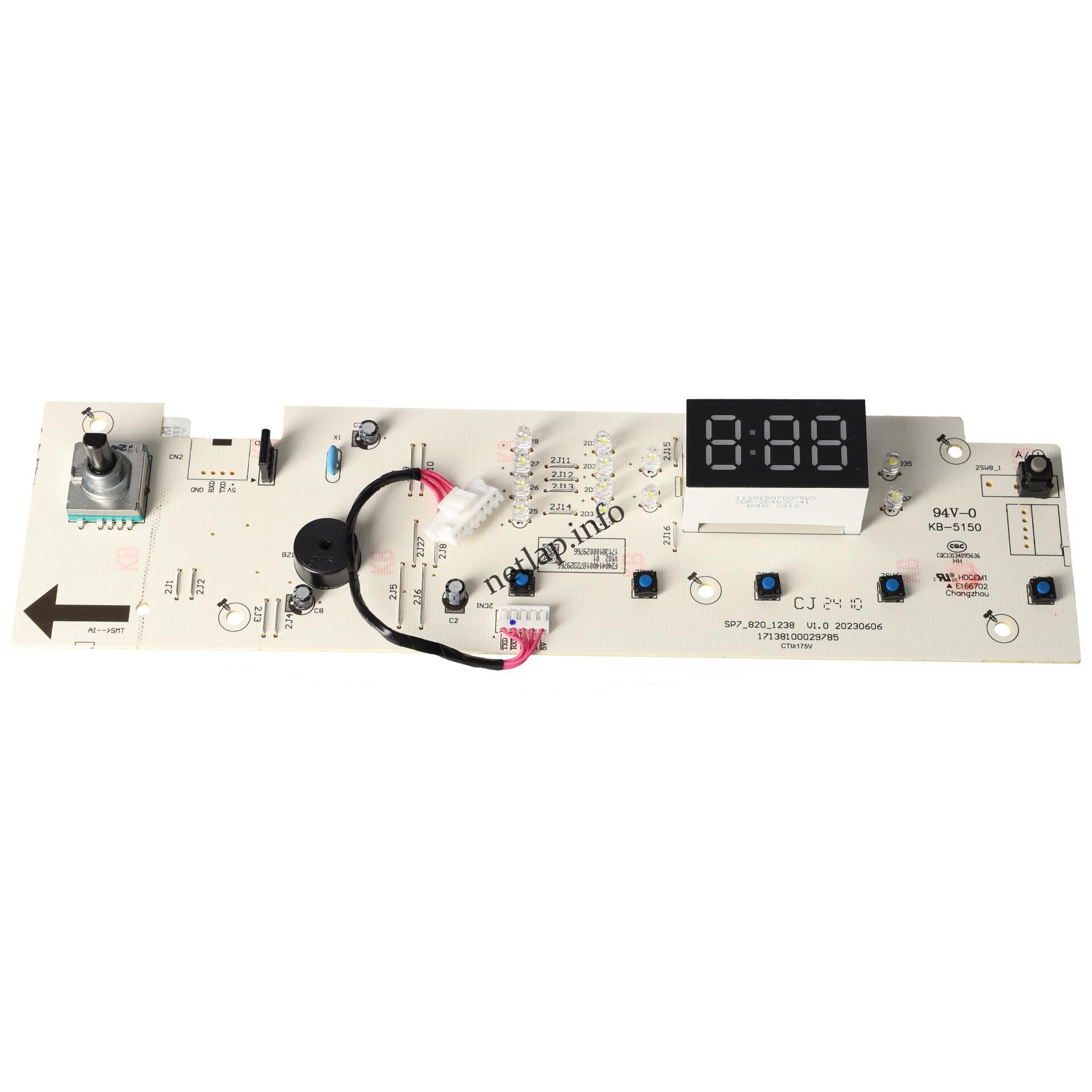 Gaba mosógép kezelőelektronika 17138100029766 Gaba mosógép kezelőelektronika 17138100029766