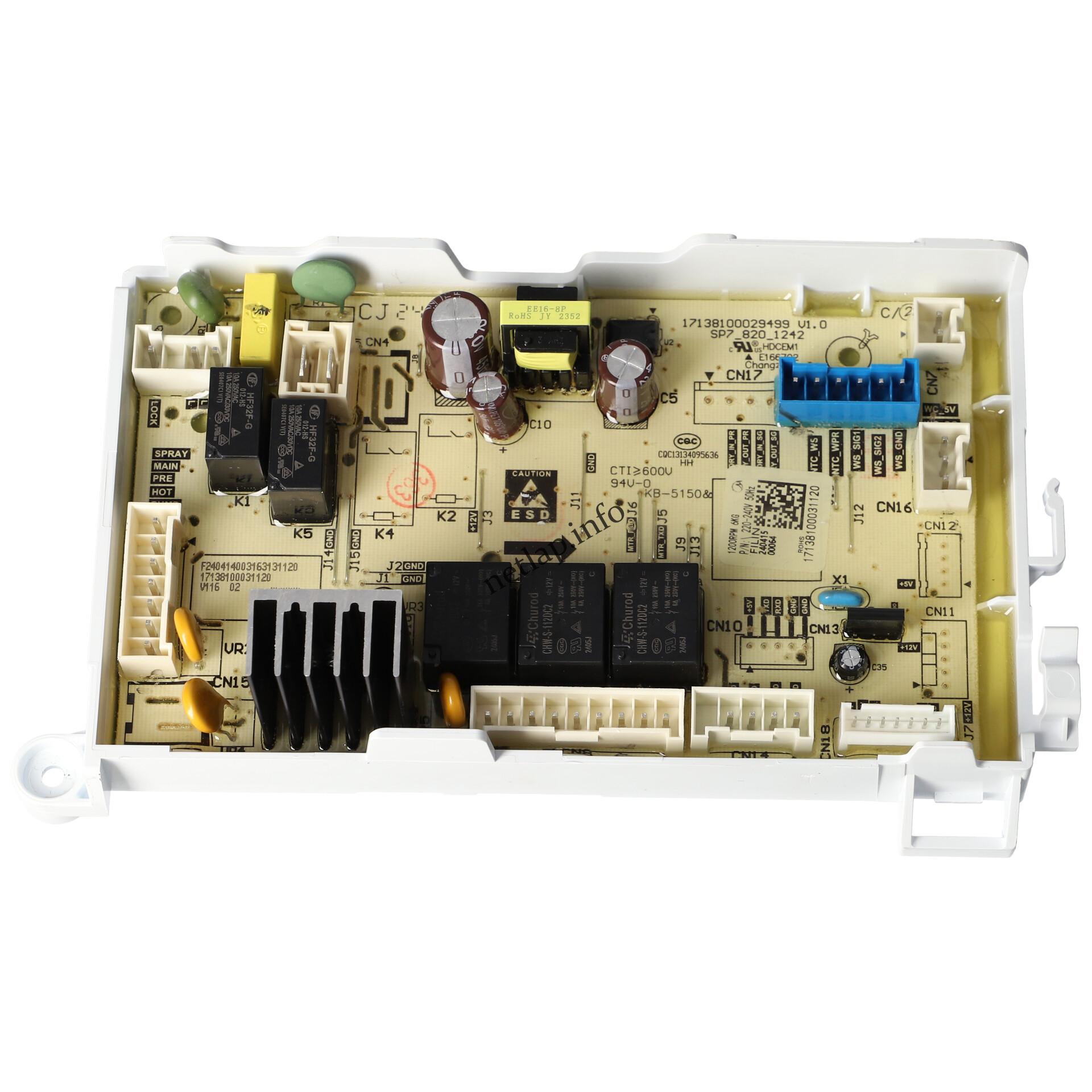 Gaba mosógép vezérlőmodul 17138100031120 Gaba mosógép vezérlőmodul 17138100031120