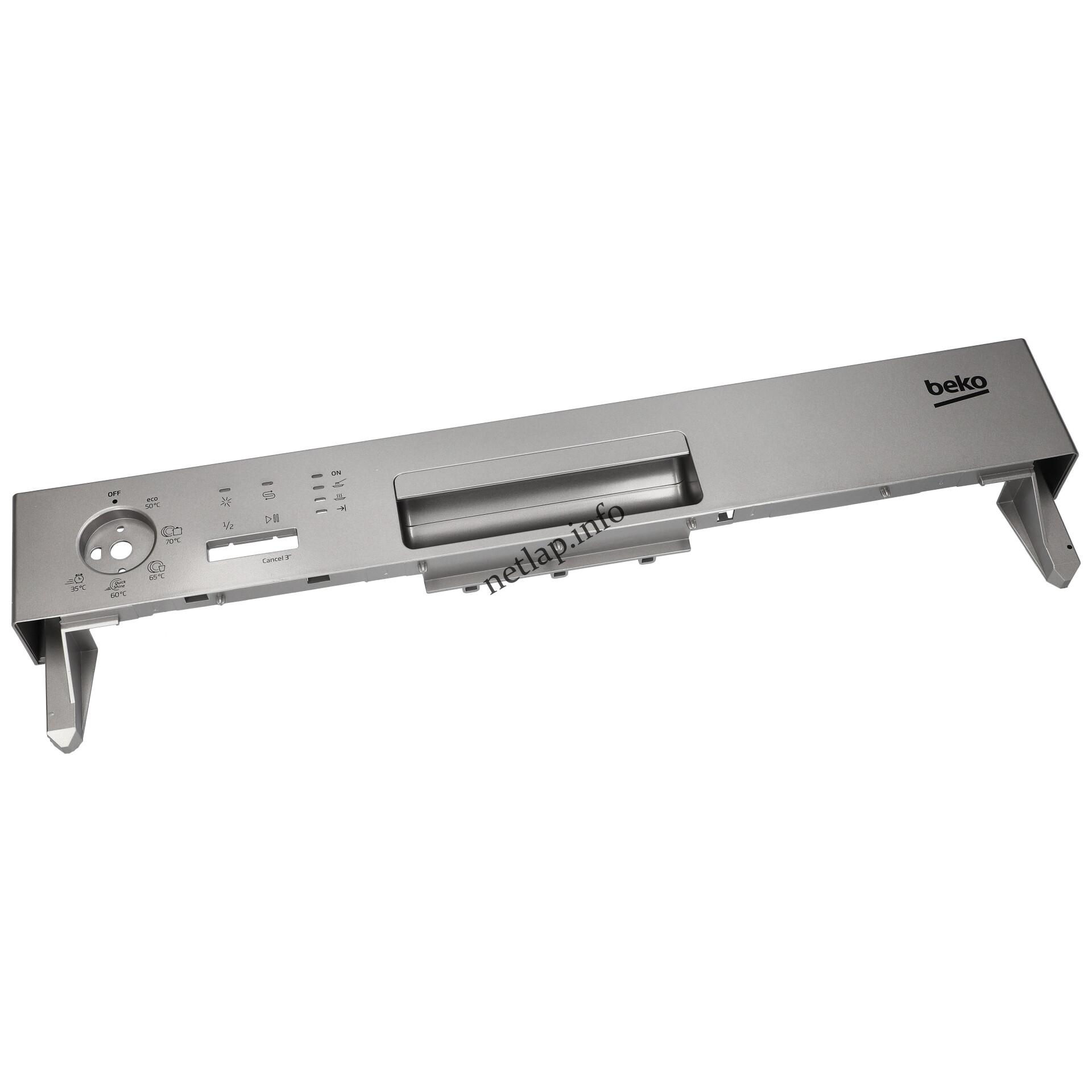 Beko mosogatógép burkolat kezelőlap 1762560051 Beko mosogatógép burkolat kezelőlap 1762560051