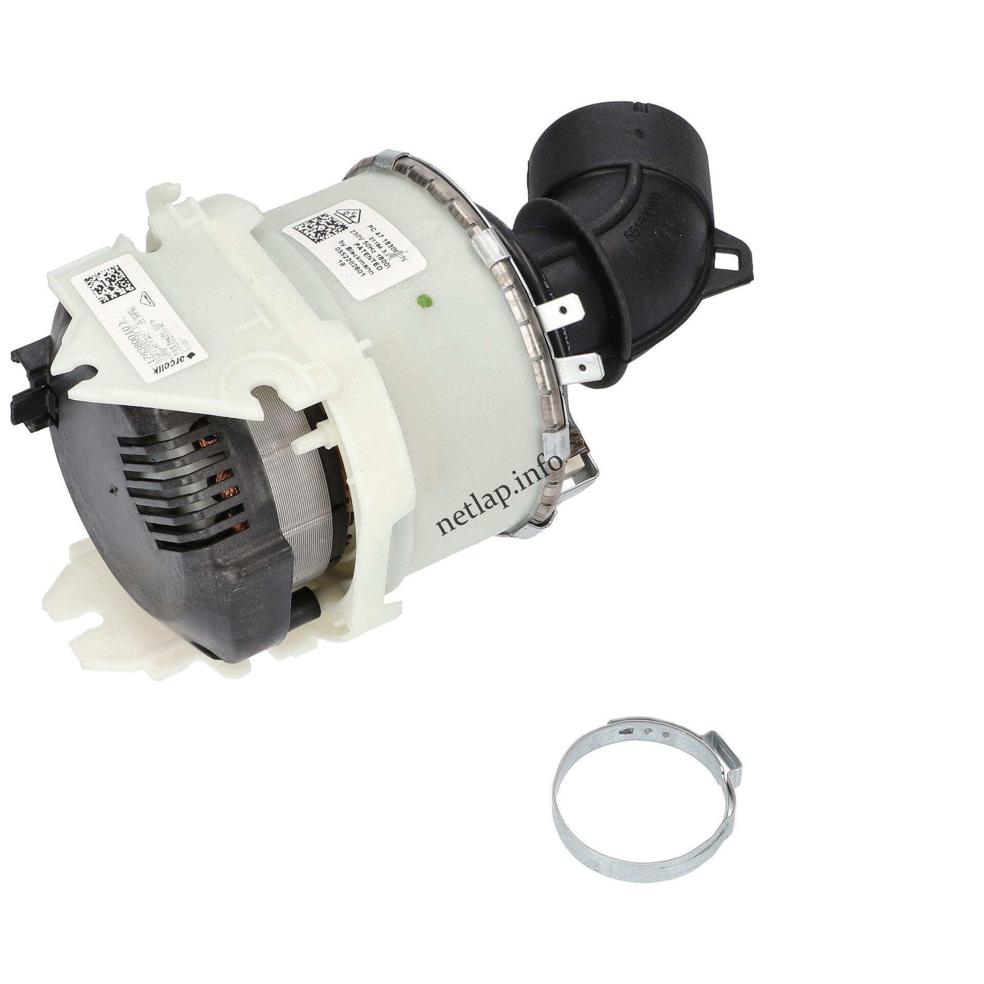 Beko mosogatógép keringető szivattyúszivattyú fűtéssel 1762650700 Beko mosogatógép keringető szivattyúszivattyú fűtéssel 1762650700