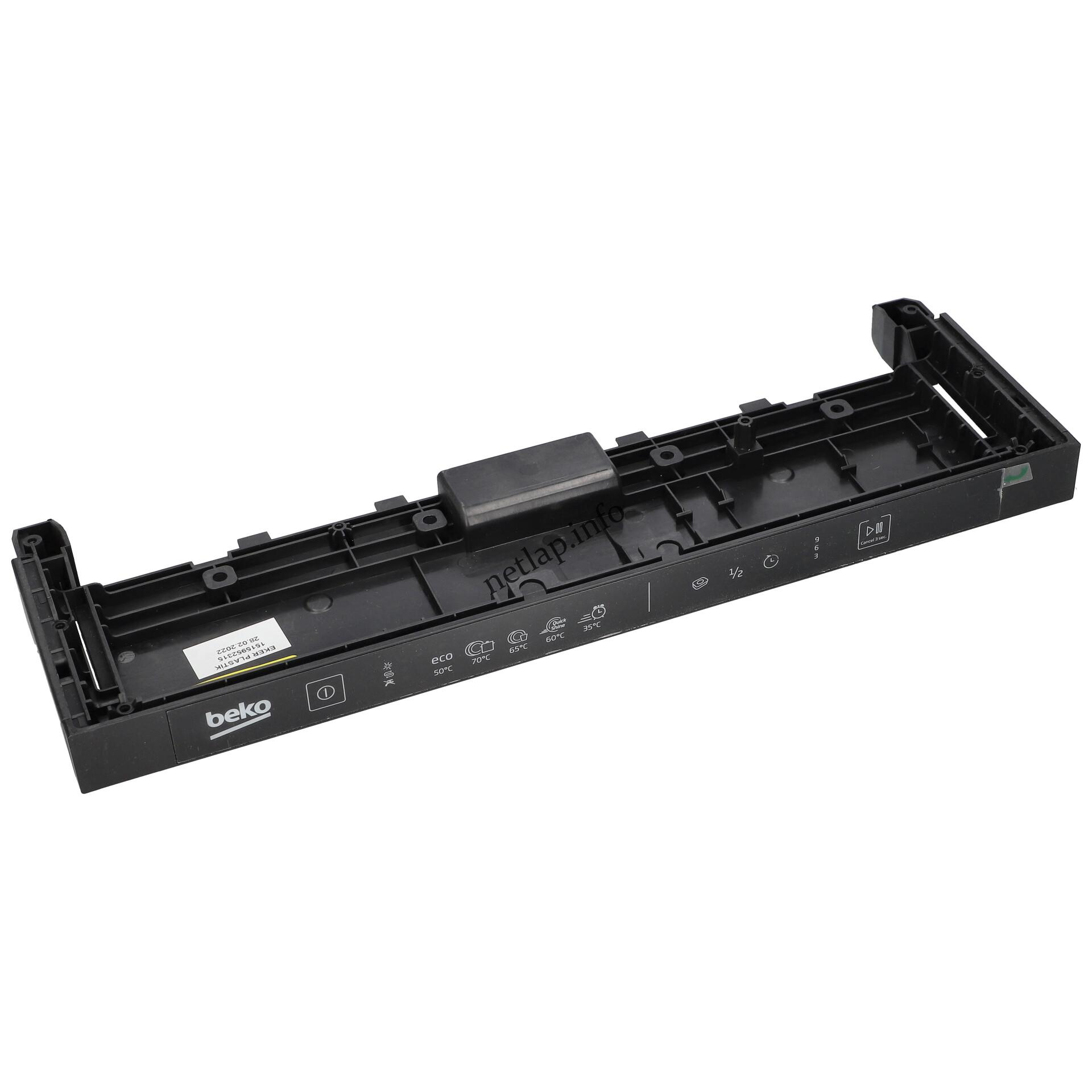 Beko mosogatógép kezelő burkolat előlap 1763070031 Beko mosogatógép kezelő burkolat előlap 1763070031