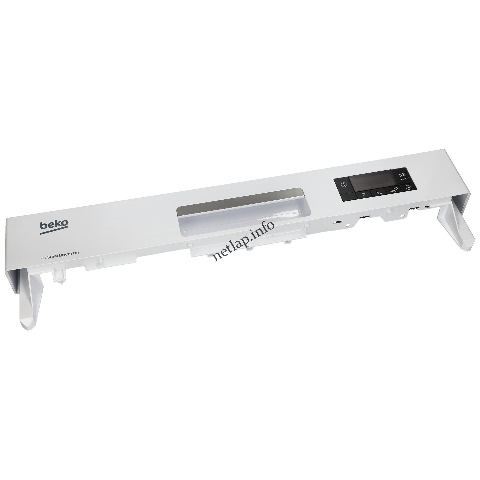 Beko mosogatógép burkolat kezelőlap 1765070018 Beko mosogatógép burkolat kezelőlap 1765070018