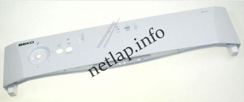 Beko mosogatógép kezelő burkolat előlap 1780223500 Beko mosogatógép kezelő burkolat előlap 1780223500