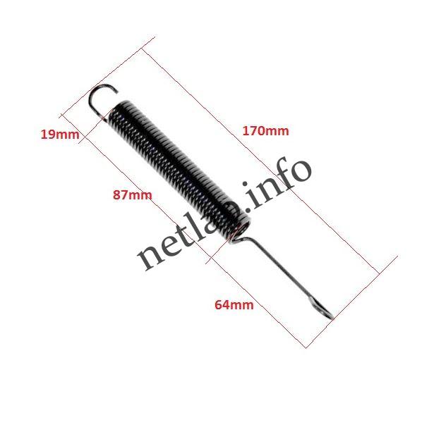 Ariston Indesit Scholtes Whirlpool mosogatógép ajtópánt rugó DW/INDW/GSA/KL/LSV/VOG - Image 2