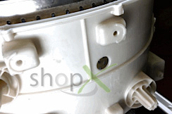 Mosógép dobborda csere