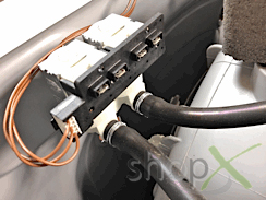 Mosógép mágnesszelep belülről