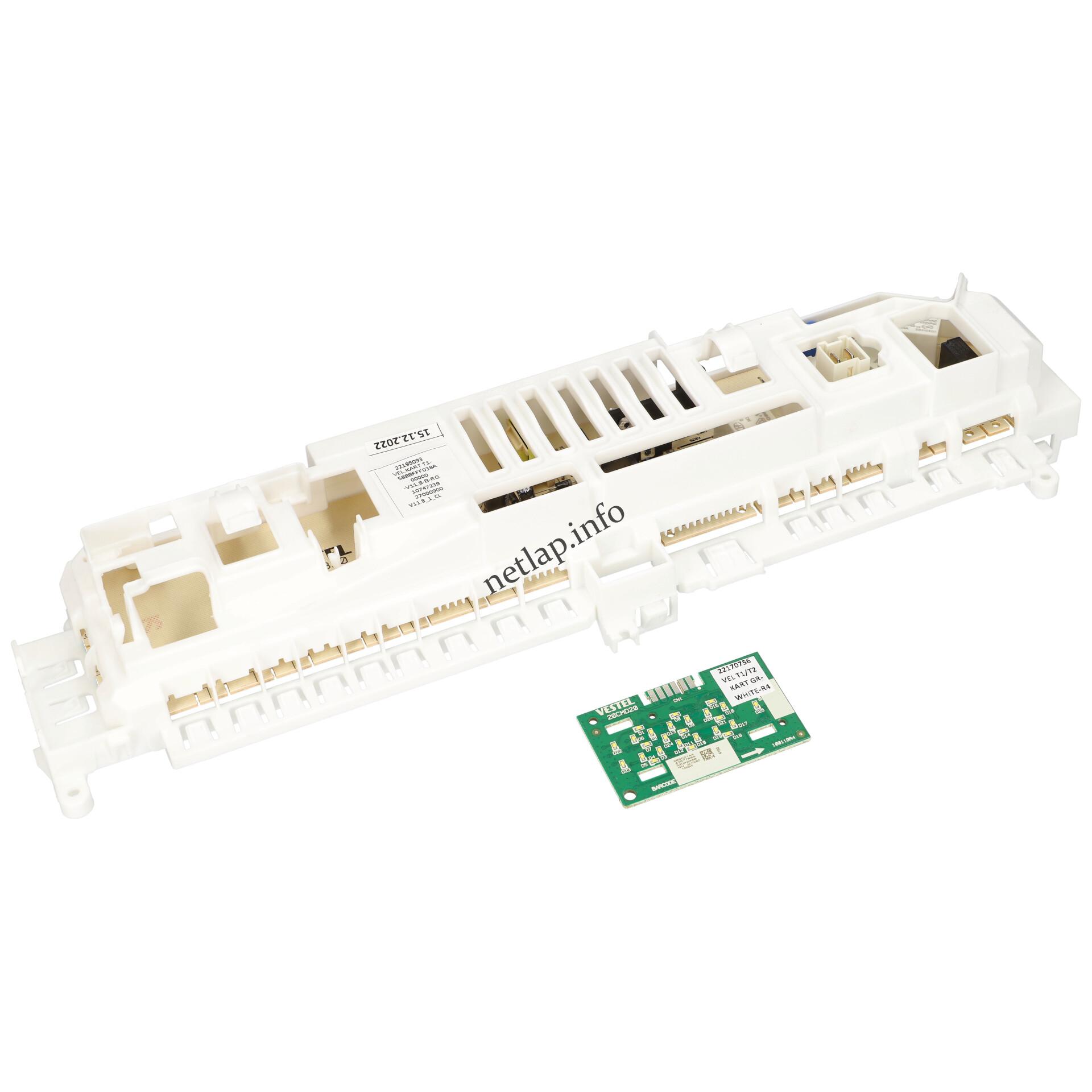 Heinner mosógép vezérlőmodul 22195093 Heinner mosógép vezérlőmodul 22195093