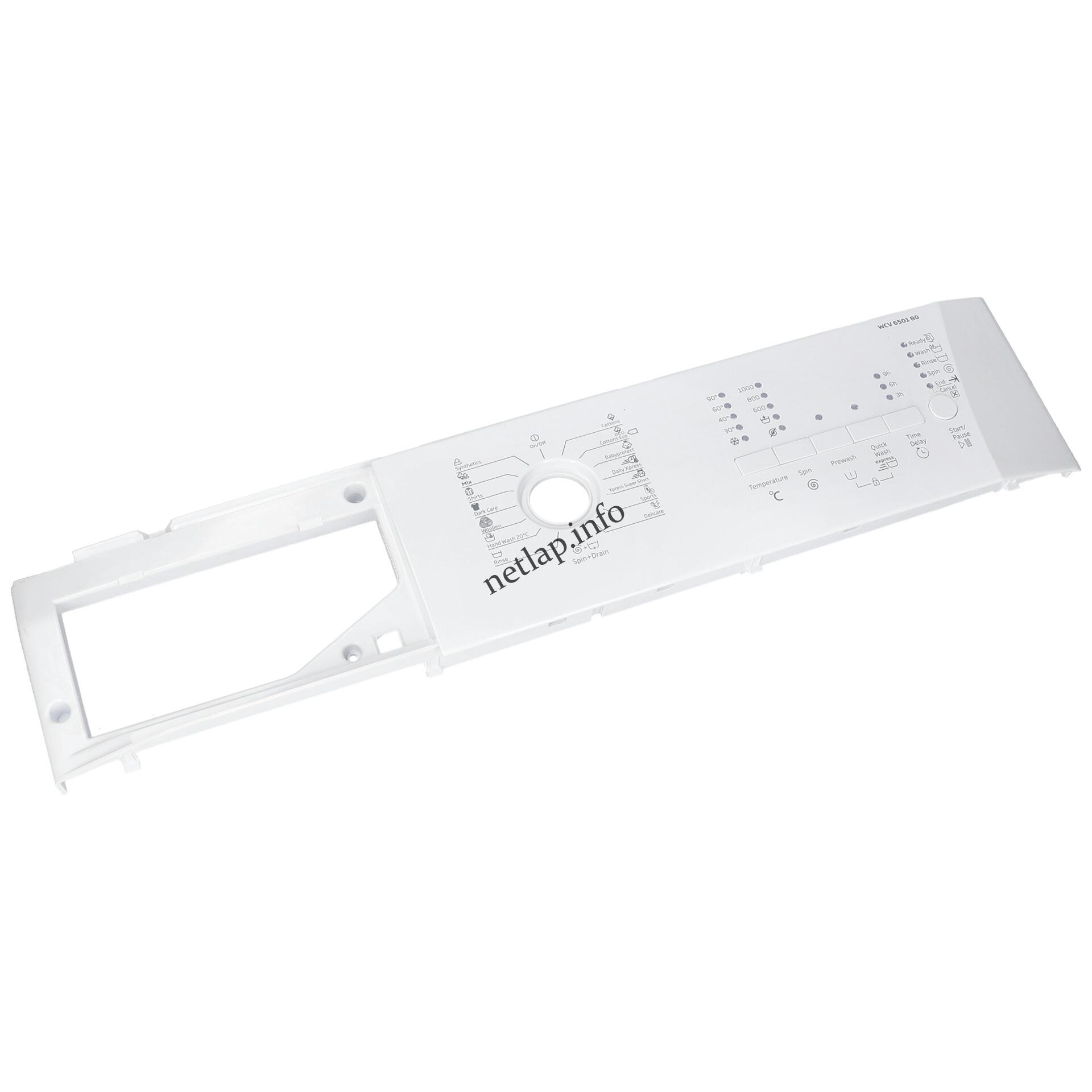 Beko mosógép kezelő burkolat 2373209007 Beko mosógép kezelő burkolat 2373209007