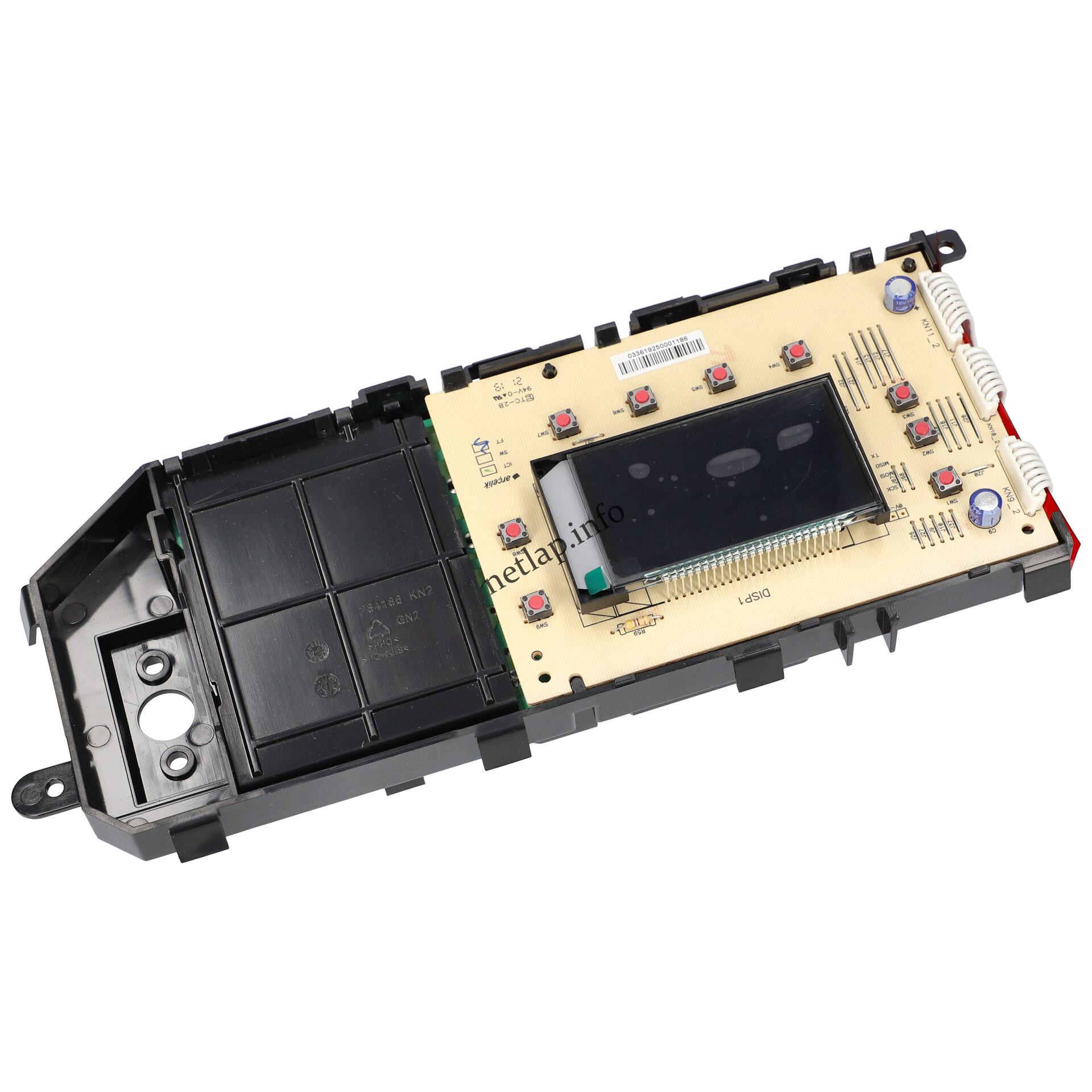 Beko mosógép vezérlőmodul 2427807411 Beko mosógép vezérlőmodul 2427807411