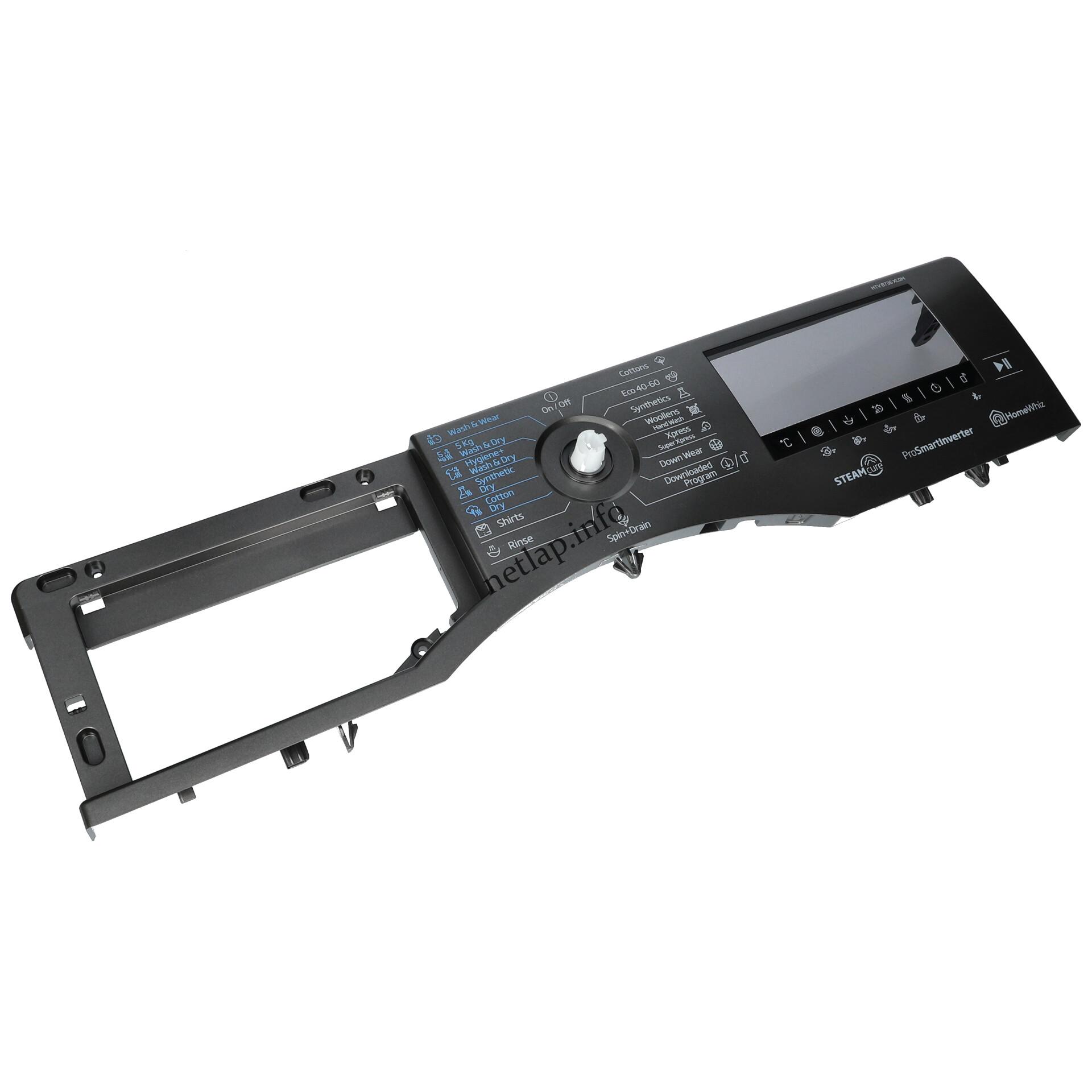 Beko mosógép kezelő burkolat előlap 2451209266 Beko mosógép kezelő burkolat előlap 2451209266