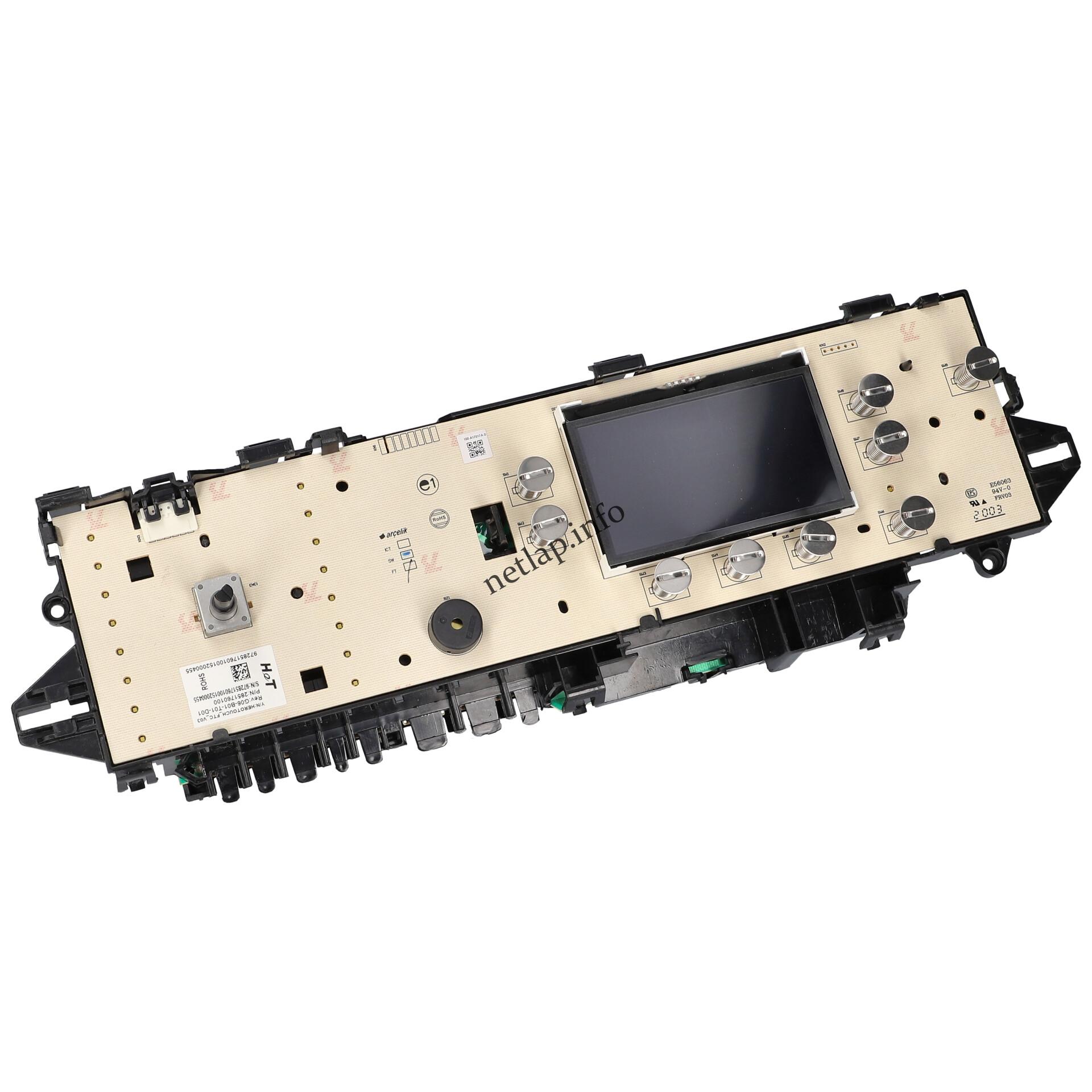 Beko mosógép vezérlőmodul 2452401230 Beko mosógép vezérlőmodul 2452401230