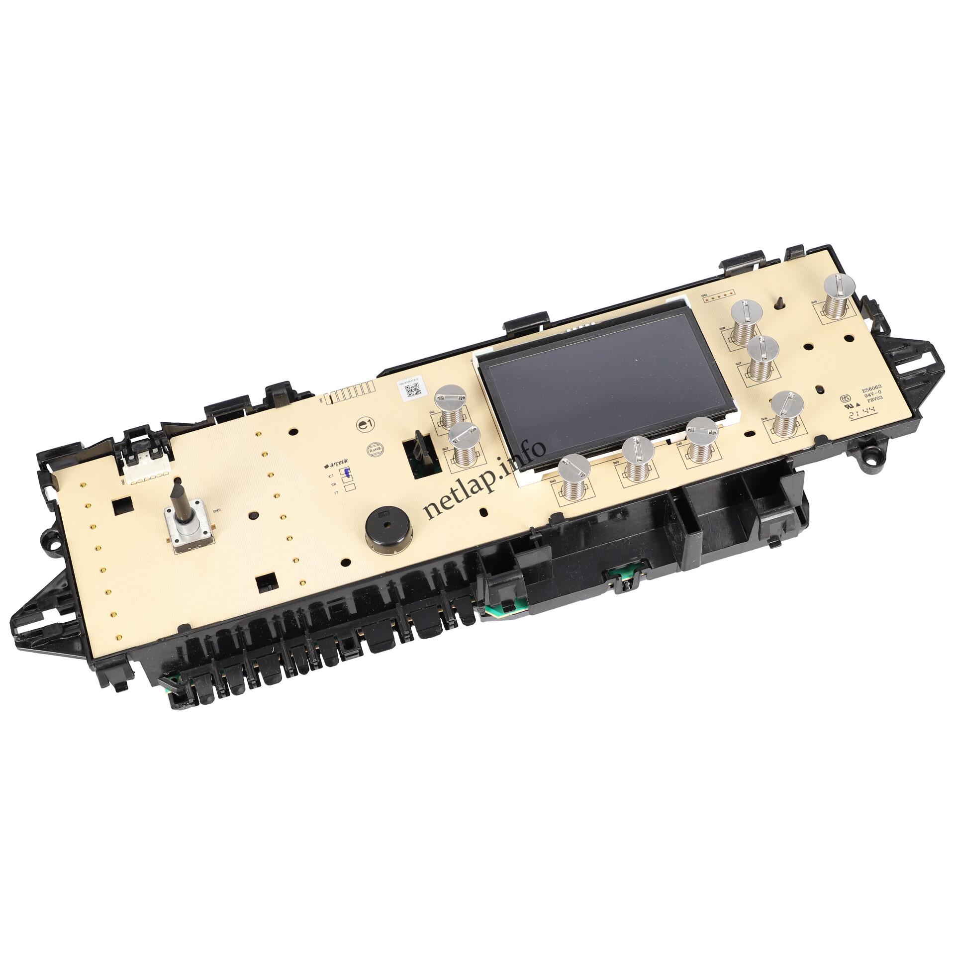 Beko mosógép vezérlőmodul 2473701050 Beko mosógép vezérlőmodul 2473701050