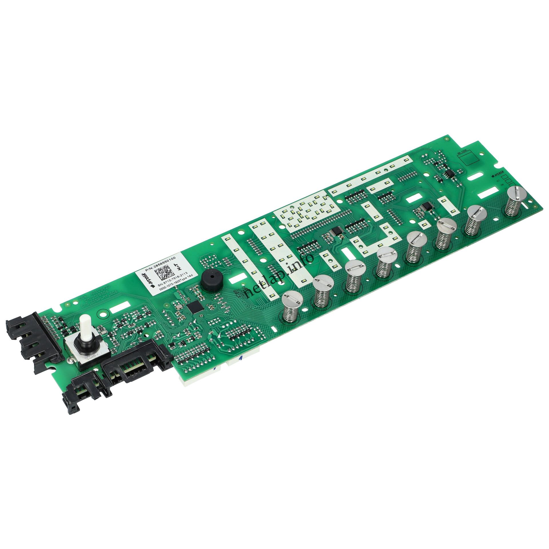 Beko mosógép kijelzőelektronika 2487801020 Beko mosógép kijelzőelektronika 2487801020