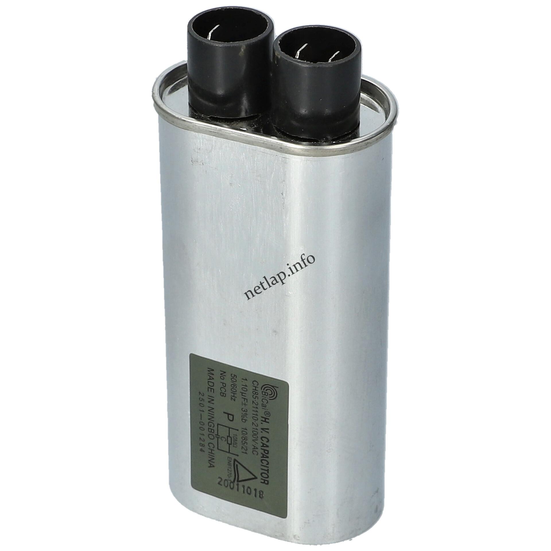 Samsung mikrohullámú sütő 1 1 UF kondenzátor 2501001284 Samsung mikrohullámú sütő 1 1 UF kondenzátor 2501001284