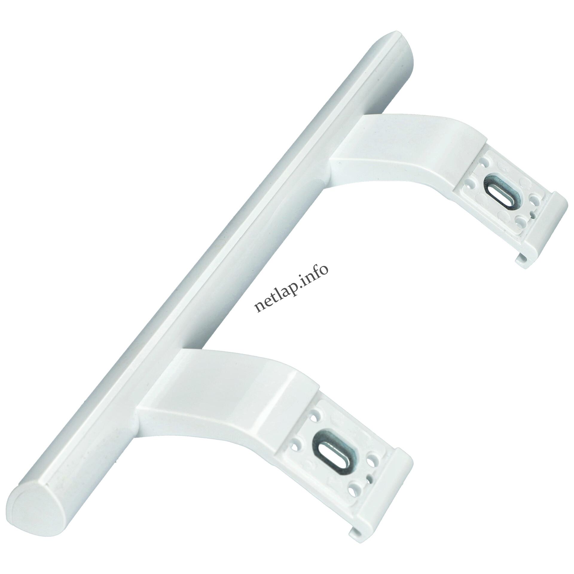 Electrolux hűtőgép fogantyú ívelt fehér műanyag 2651095073 Electrolux hűtőgép fogantyú ívelt fehér műanyag 2651095073