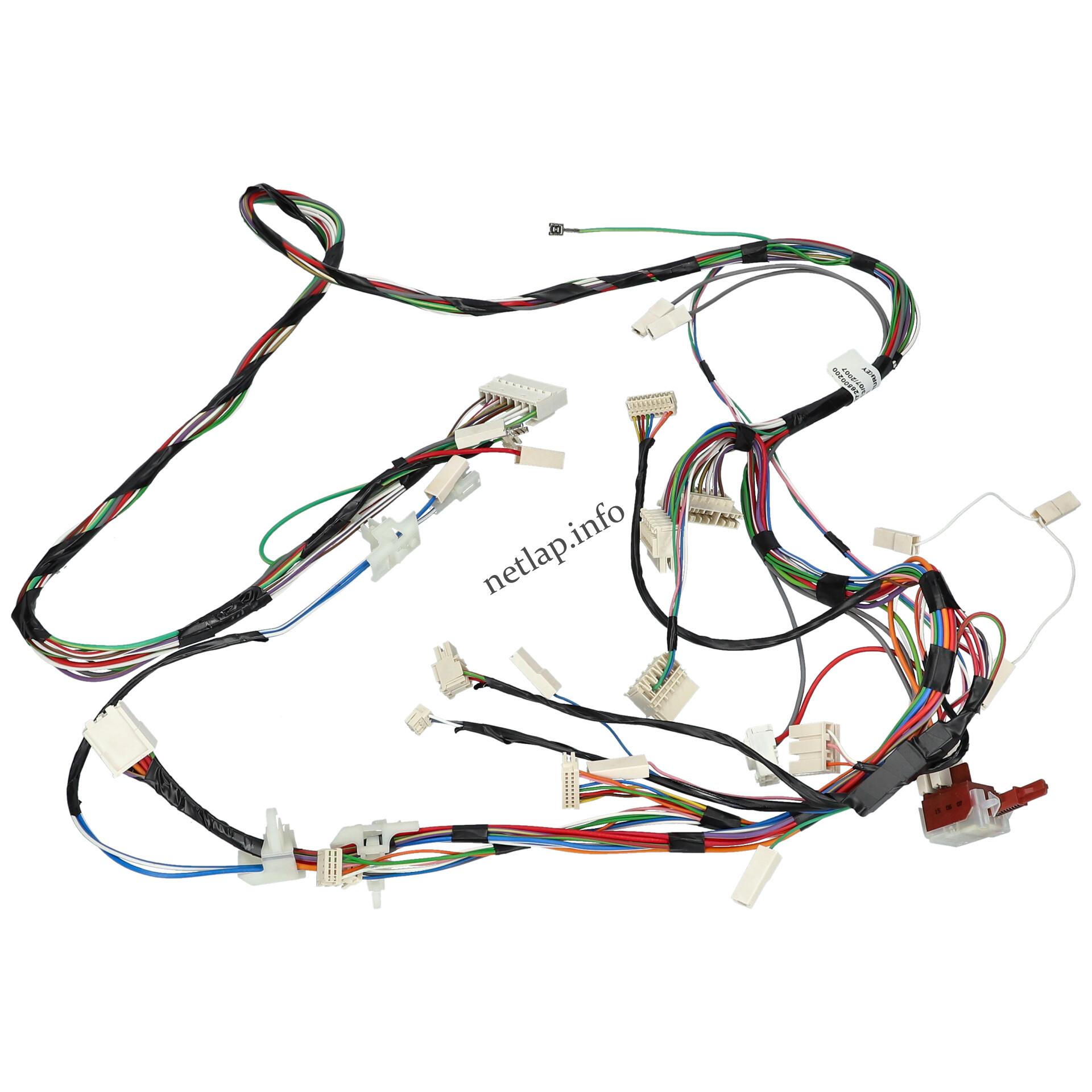 Beko mosógép kábelköteg 2726800200 Beko mosógép kábelköteg 2726800200