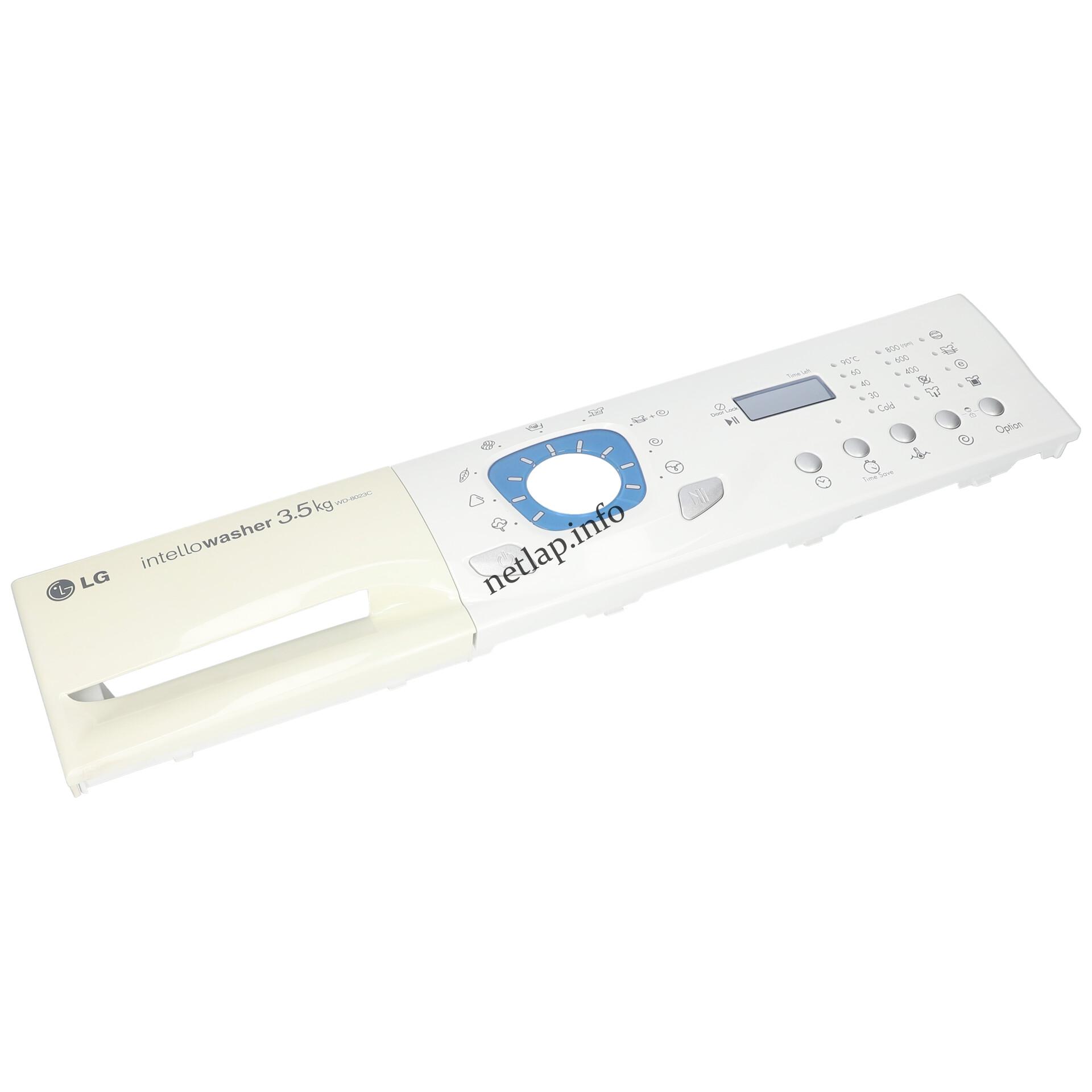 Beko LG mosógép kezelő burkolat előlap 2828300022 Beko LG mosógép kezelő burkolat előlap 2828300022