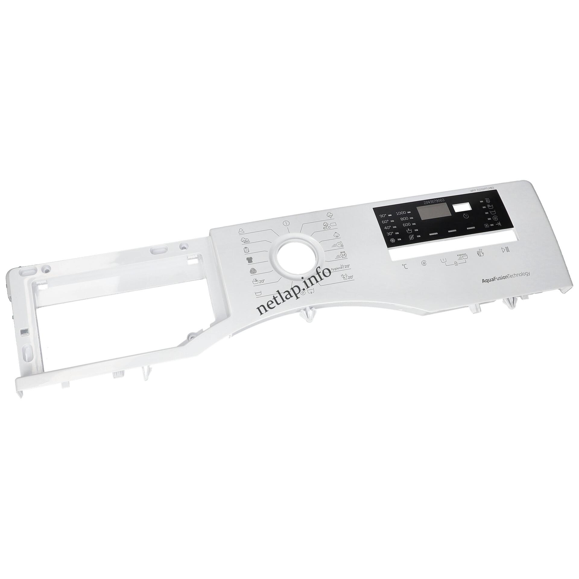 Beko mosógép kezelőelőlap 2840529015 Beko mosógép kezelőelőlap 2840529015