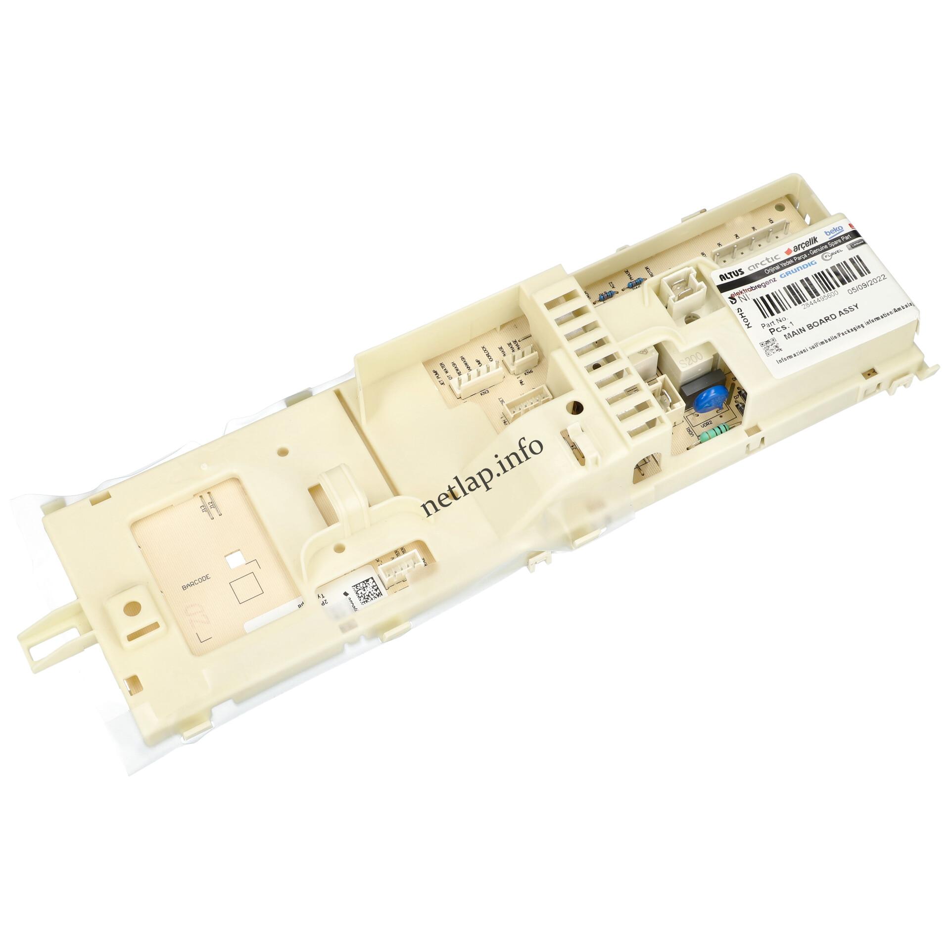 Beko mosógép vezérlőmodul 2844495600 Beko mosógép vezérlőmodul 2844495600