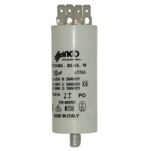 Mosógép indítókondenzátor 10UF 450V