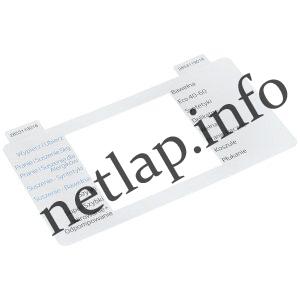 Beko szárítógép program matrica 2853119016