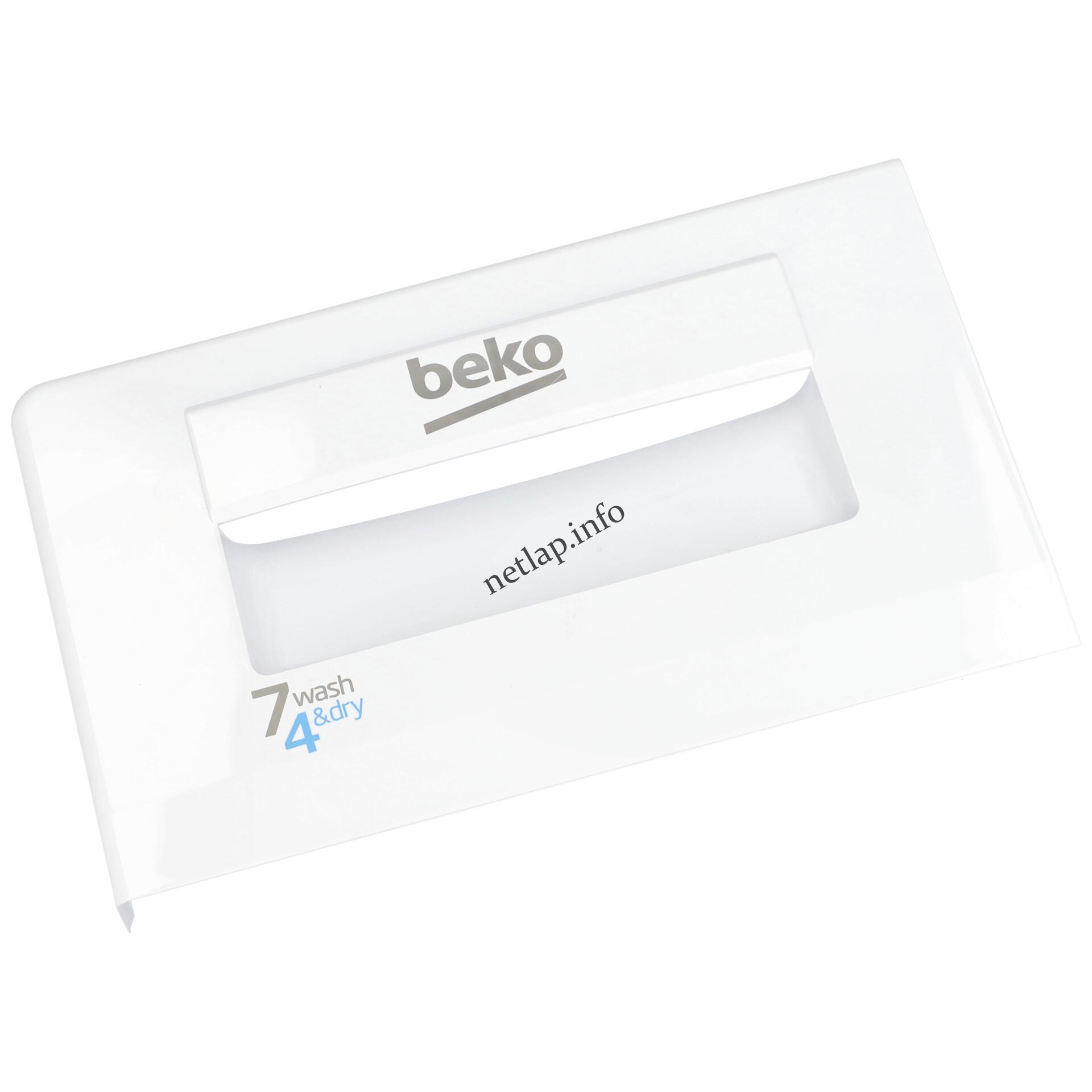 Beko szárítógép mosószertartó előlap 2855359091 Beko szárítógép mosószertartó előlap 2855359091