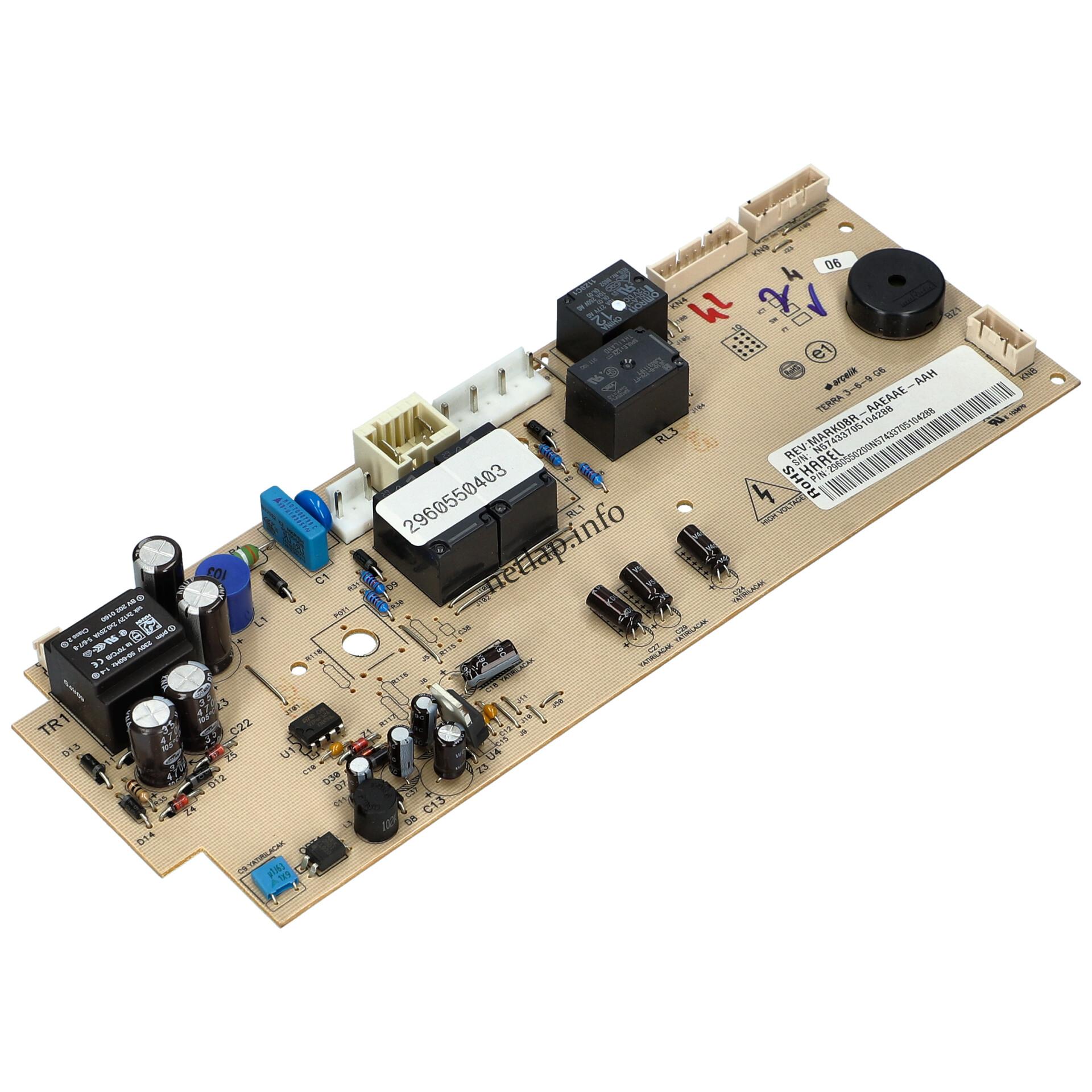 Beko szárítógép vezérlőmodul 2960550403 Beko szárítógép vezérlőmodul 2960550403