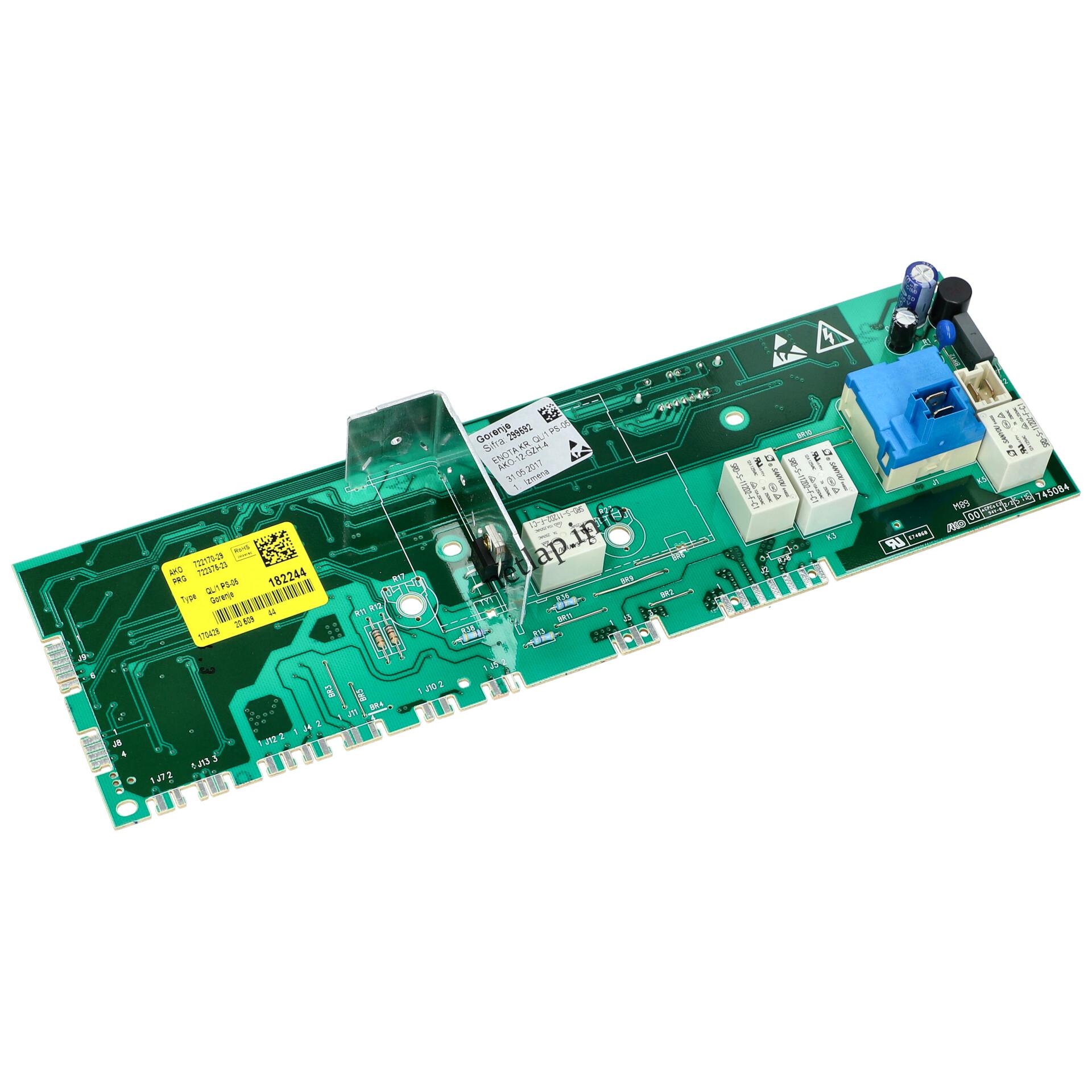 Gorenje mosógép vezérlő elektronika 299592 Gorenje mosógép vezérlő elektronika 299592