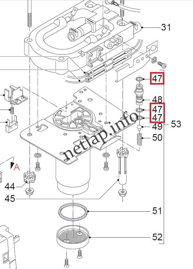 AEG DeLonghi Electrolux kávégép O-gyűrű 9×5×2mm - Image 3