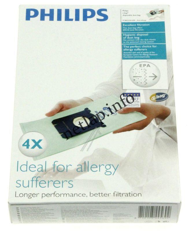 NL-PZS-265E5/PH5GY04S Electrolux S-BAG Philips S-bag Anti-allergy FC8022/04 gyári mikroszálas porszívó porzsák - Image 2