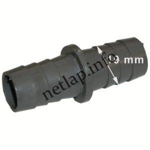 Kifolyócső összekötő közdarab 19/19mm