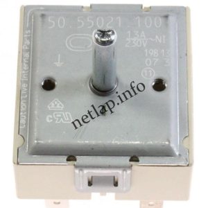 AEG Electrolux Zanussi tűzhely kerámialaphoz dupla körös energiaszabályzó kapcsoló EK/EP/HF/ZHN/ZOU