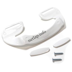 Hűtőgép univerzális ajtó fogantyú 188mm, design verzió, ezüst