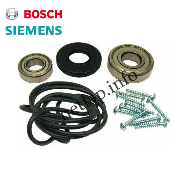 Bosch Siemens mosógép gyári csapágy szett üst tömítéssel, csavarokkal WAE/WM/WXL/WFX